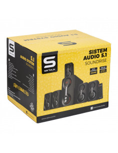 Boxe Serioux 5.1 SoundRise 51105W, putere totala 105W RMS, tip