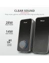 Boxe Stereo Trust Arys 2.0 Speaker Set, 28W, negru,TR-20179