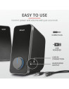 Boxe Stereo Trust Arys 2.0 Speaker Set, 28W, negru,TR-20179