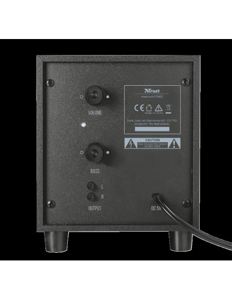 Sistem audio 2.1 Trust Avora 2.1 Speaker Set, 9W, negru,TR-20442 Sistem audio 2.1 Trust Avora 2.1 Speaker Set, 9W, negru,TR-20442