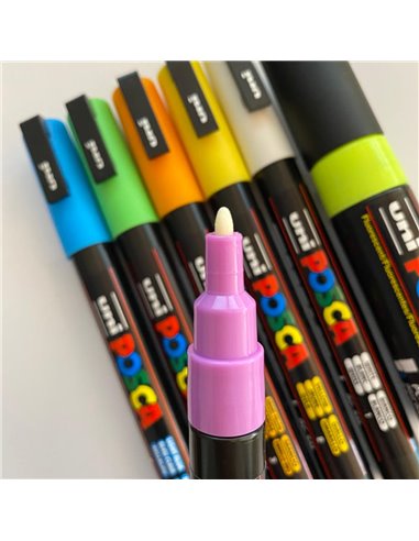 POS64,Set 7 Markere UNI POSCA PC-3M, PC-8K, POS64