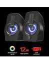 Boxe Stereo Trust Gemi RGB 2.0 Speaker, 6W, negru,TR-22948