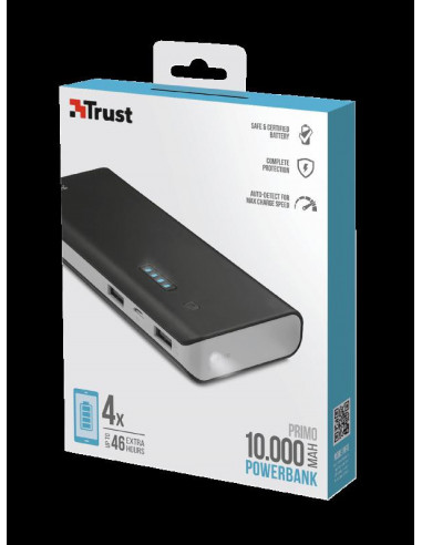 Baterie externa Trust Primo Powerbank 10.000 mAh,TR-21149