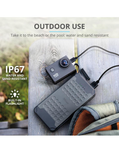Baterie externa Trust Hyke Outdoor Powerbank 10.000 mAh USB-C