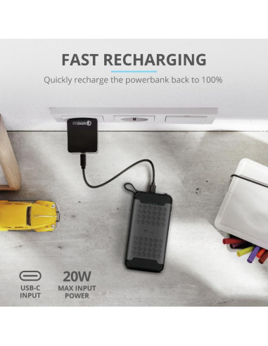 Baterie externa Trust Hyke Outdoor Powerbank 10.000 mAh USB-C