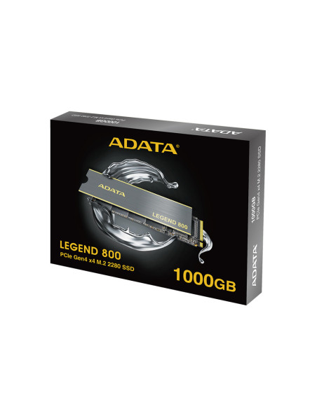 ALEG-800-1000GCS,SSD ADATA Legend 800, 1TB, M.2 2280, PCIe Gen3x4, NVMe, R/W speed