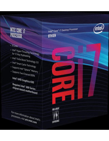 Procesor Intel Core i7-8700 BX80684I78700 3.7GHz 6 Cores