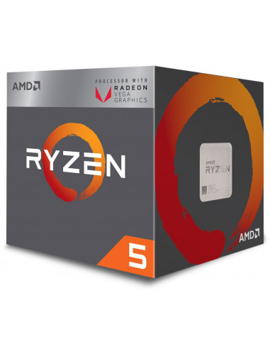 Procesor AMD Ryzen 5 2400G, 3.9 GHz, Socket AM4,YD2400C5FBBOX