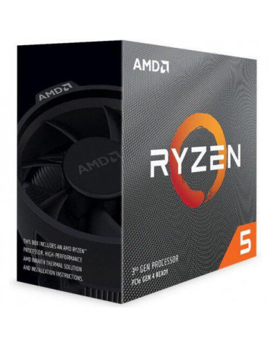 Procesor AMD Ryzen™ 5 3600XT, 35MB, 4.5 GHz cu Wraith Spire