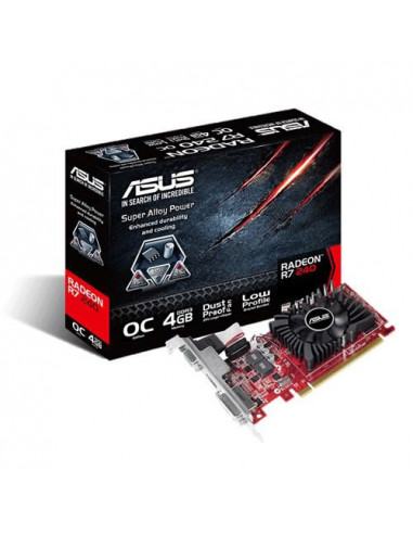 VGA PCIE16 R7 240 4GB GDDR3/R7240-OC-4GD3-L ASUS,R7240-OC-4GD3-L