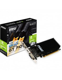 Placa video MSI GeForce® GT 710, 2GB DDR3, 64-bit,GT 710 2GD3H
