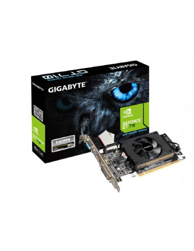 Placa video GIGABYTE GeForce® GT 710, 2GB DDR3