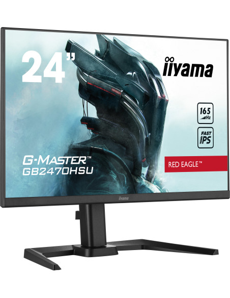 GB2470HSU-B5,Monitor iiyama G-MASTER GB2470HSU-B5, 61 cm (24"), 1920 x 1080 Pixel, Full HD, LED, 0,8 ms, Negru