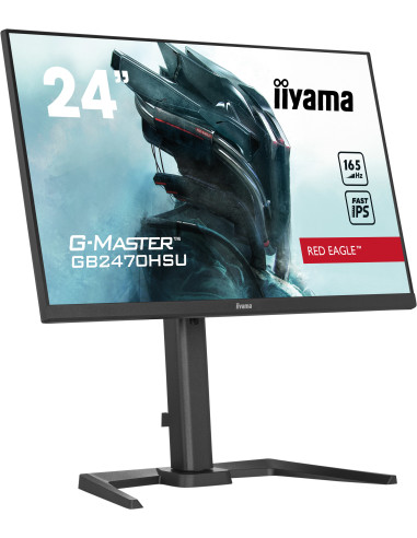 GB2470HSU-B5,Monitor iiyama G-MASTER GB2470HSU-B5, 61 cm (24"), 1920 x 1080 Pixel, Full HD, LED, 0,8 ms, Negru