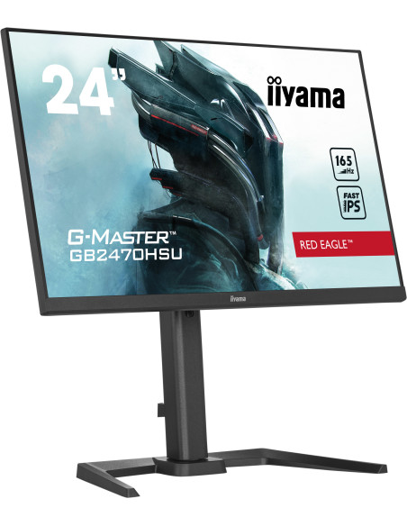 GB2470HSU-B5,Monitor iiyama G-MASTER GB2470HSU-B5, 61 cm (24"), 1920 x 1080 Pixel, Full HD, LED, 0,8 ms, Negru