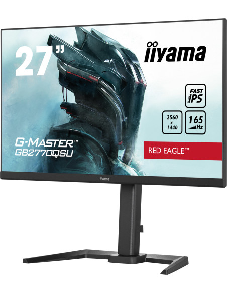 GB2770QSU-B5,Monitor iiyama G-MASTER GB2770QSU-B5, 68,6 cm (27"), 2560 x 1440 Pixel, Wide Quad HD, LED, 0,5 ms, Negru