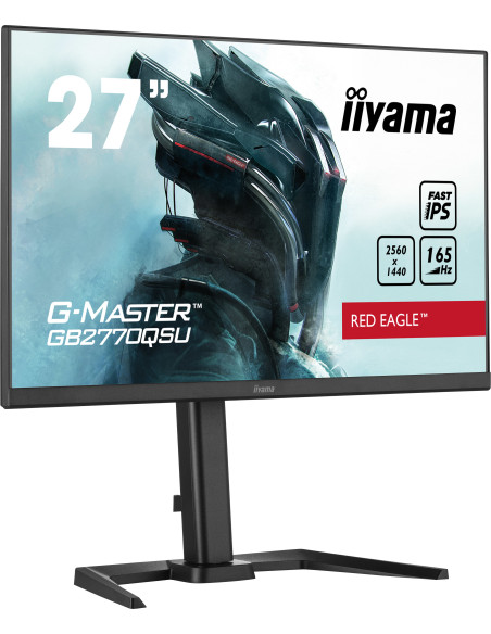 GB2770QSU-B5,Monitor iiyama G-MASTER GB2770QSU-B5, 68,6 cm (27"), 2560 x 1440 Pixel, Wide Quad HD, LED, 0,5 ms, Negru