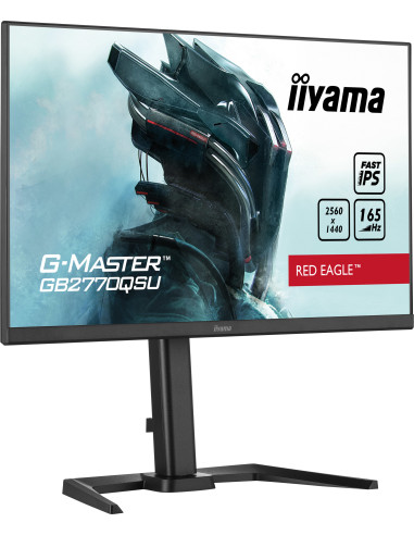GB2770QSU-B5,Monitor iiyama G-MASTER GB2770QSU-B5, 68,6 cm (27"), 2560 x 1440 Pixel, Wide Quad HD, LED, 0,5 ms, Negru