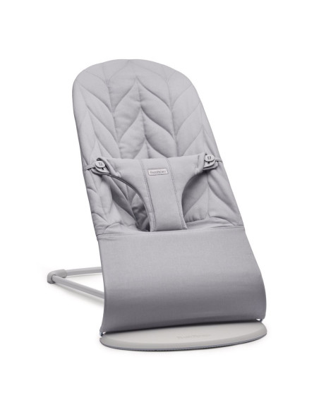 BS-006224A,BabyBjorn - Balansoar Bliss Light Grey din tesatura matlasata cu aspect delicat de petala