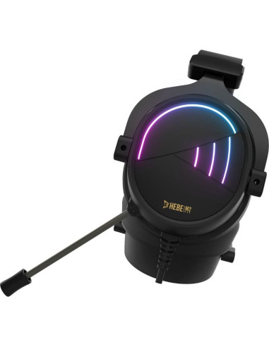 HEBE-M2,Casti Gamdias Hebe M2 iluminare RGB negre