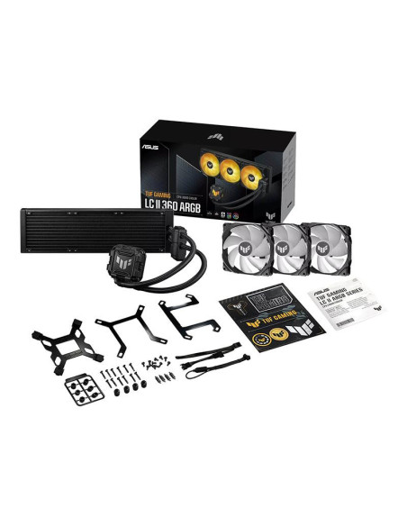 90RC00M1-M0UAY0,Cooler procesor cu lichid ASUS TUF LC II 360 negru iluminare aRGB