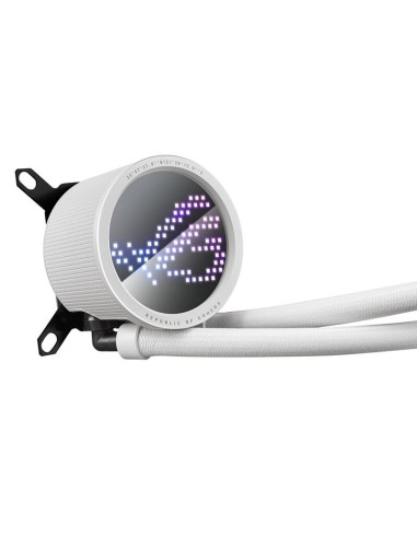 90RC00J2-M0UAY0,Cooler procesor cu lichid ASUS ROG Ryuo III 240 alb iluminare aRGB cu display 90RC00J2-M0UAY0,Cooler procesor cu lichid ASUS ROG Ryuo III 240 alb iluminare aRGB cu display