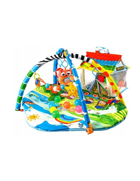 BN-LOE-IMKE,Lionelo - Salteluta interactiva Imke, Cu jucarii, Conform cu standardul european de securitate EN71, Multicolor