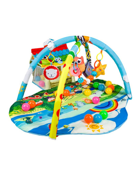 BN-LOE-IMKE,Lionelo - Salteluta interactiva Imke, Cu jucarii, Conform cu standardul european de securitate EN71, Multicolor