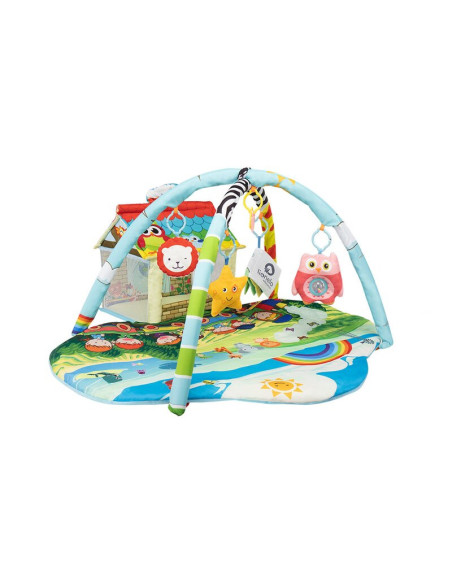 BN-LOE-IMKE,Lionelo - Salteluta interactiva Imke, Cu jucarii, Conform cu standardul european de securitate EN71, Multicolor