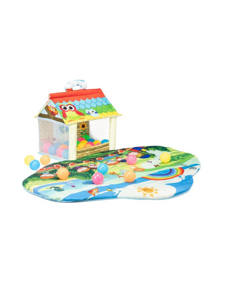 BN-LOE-IMKE,Lionelo - Salteluta interactiva Imke, Cu jucarii, Conform cu standardul european de securitate EN71, Multicolor