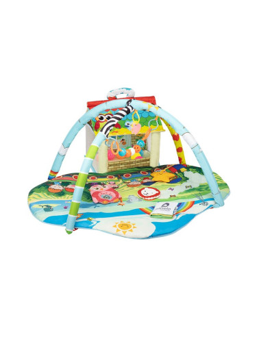 BN-LOE-IMKE,Lionelo - Salteluta interactiva Imke, Cu jucarii, Conform cu standardul european de securitate EN71, Multicolor