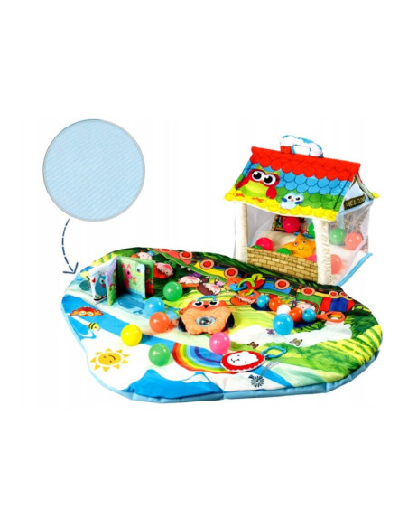 BN-LOE-IMKE,Lionelo - Salteluta interactiva Imke, Cu jucarii, Conform cu standardul european de securitate EN71, Multicolor