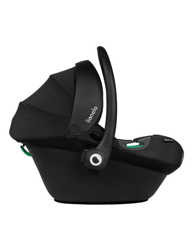 BN-LO-ASTRID_I-SIZE_BLACK_GREY+BASE_BLACK,Lionelo - Soica auto i-Size Astrid, Include baza Isofix, 0-13 Kg, 40-87 cm, Cu maner s