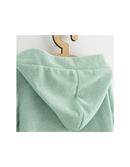 BN-53715,Halat de baie pentru copii, Cu buzunare, Cu cordon, Marime 80/86, Dim bumbac 100%, New Baby, Comfortably mint
