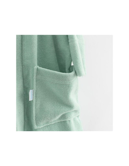 BN-53715,Halat de baie pentru copii, Cu buzunare, Cu cordon, Marime 80/86, Dim bumbac 100%, New Baby, Comfortably mint