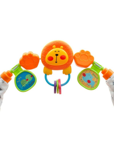 BN-41914,Premergator copii cu panou si arcada cu jucarii, Cu roti din silicion, Inaltime reglabila, Conform cu standardul europe