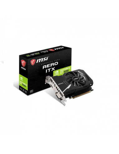Placa video MSI GeForce GT 1030 AERO ITX 2GD4 OC, 2GB DDR4