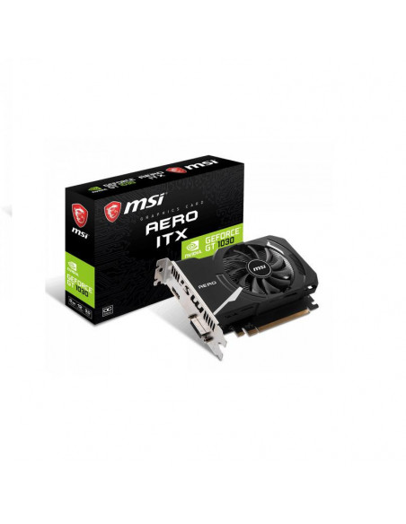 Placa video MSI GeForce GT 1030 AERO ITX 2GD4 OC, 2GB DDR4