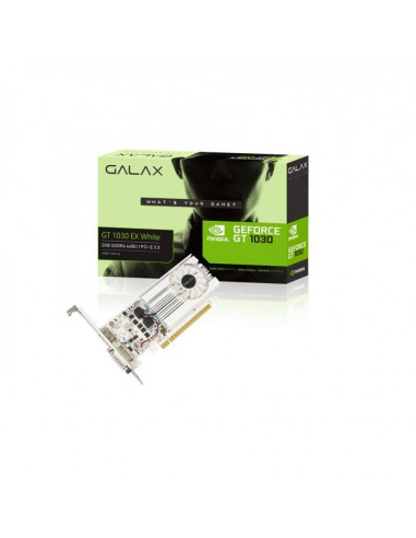 Placa video KFA GeForce® GT 1030 EX White, 2GB, 64-bit,GT1030