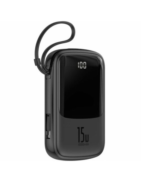 Baterie portabila Baseus Q Pow, 2x USB, 1x USB-C, 10000mAh