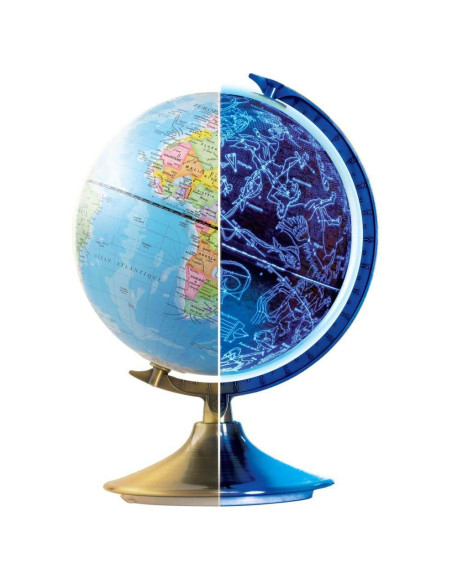 BK7345,Glob terestru ziua - bolta cerului noaptea