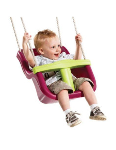 KB131001001001,Leagan Baby Seat LUXE Culoare: Rosu/Galben, franghie: PP 10 2