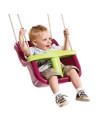 KB131001001001,Leagan Baby Seat LUXE Culoare: Rosu/Galben, franghie: PP 10