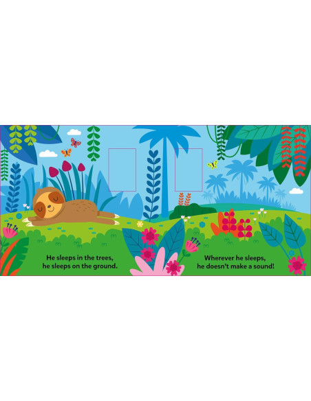 BBWW003,Lenesul Meu Somnoros - animalut de plus si carticica in limba engleza