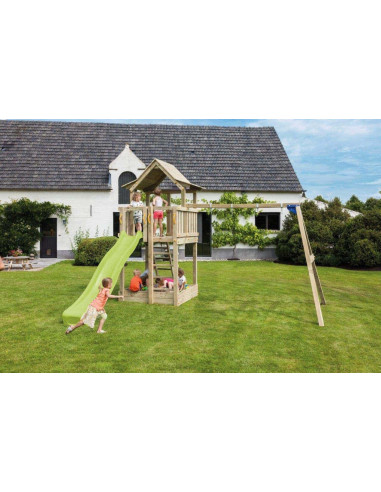 KB402015013001,Tobogan HDPE Tsuri Rampa 150 cm Lime Green