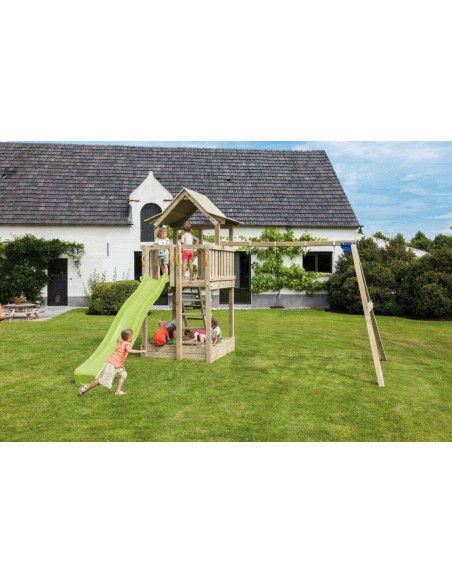 KB402015013001,Tobogan HDPE Tsuri Rampa 150 cm Lime Green