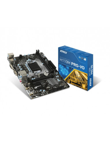 Placa de baza MSI H110M PRO-VD, Socket 1151,H110M PRO-VD
