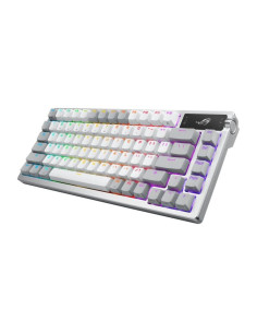 90MP031A-BKUA11,Tastatura mecanica gaming bluetooth Asus ROG Azoth PBT NX Snow alba cu gri iluminare RGB 2