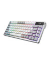 90MP031A-BKUA11,Tastatura mecanica gaming bluetooth Asus ROG Azoth PBT NX Snow alba cu gri iluminare RGB