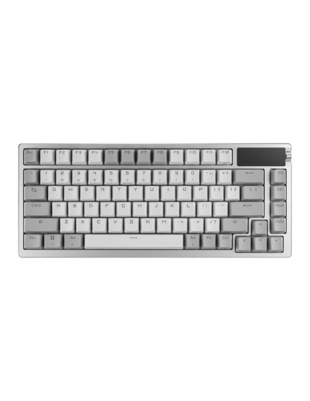 90MP031A-BKUA11,Tastatura mecanica gaming bluetooth Asus ROG Azoth PBT NX Snow alba cu gri iluminare RGB